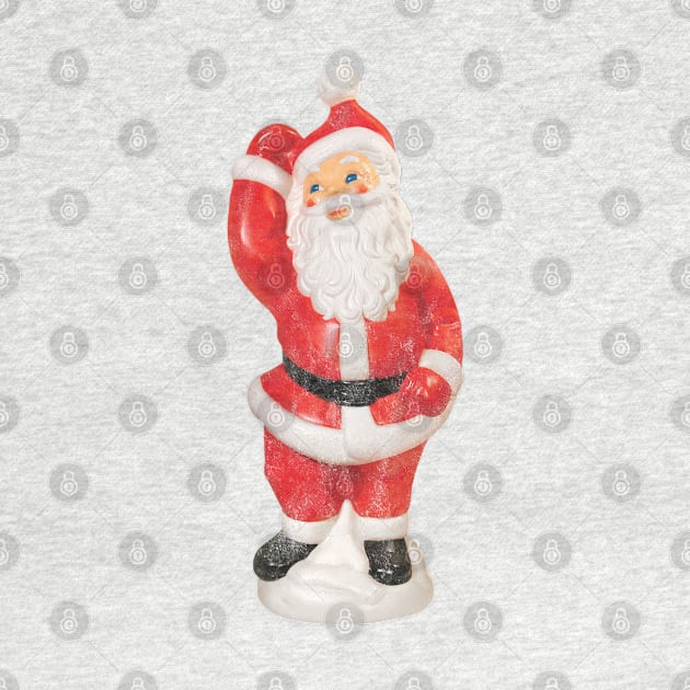 Retro Santa Claus Lawn Decoration - Distressed by namelessshape